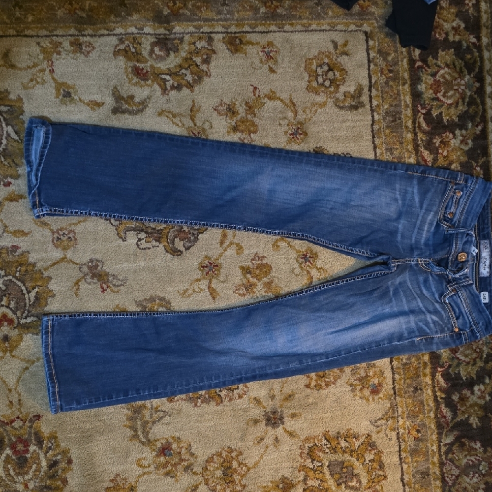 BKE Blue Straight Leg Jeans Classic Denim